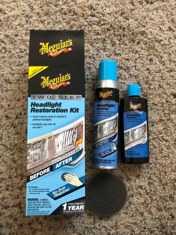 Meguiars 2 step Headlight Restoration Kit