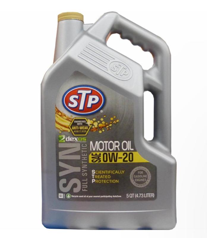 STP Full Synthetic Engine Oil 0W-20 5 Quart