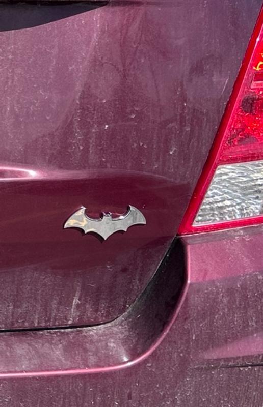 Elektroplate Chrome 3D Batman Emblem