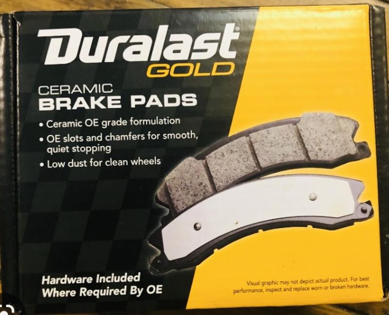 Duralast Gold Ceramic Brake Pads DG537 Reviews