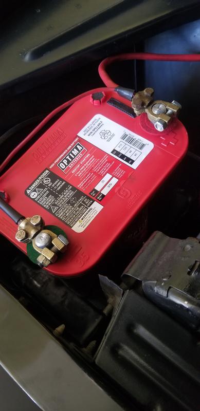 OPTIMA Red Top Group Size 35 Absorbed Glass Mat (AGM) Battery 35