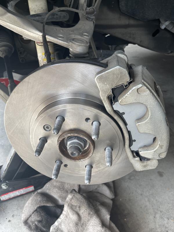 Rotor and new pads