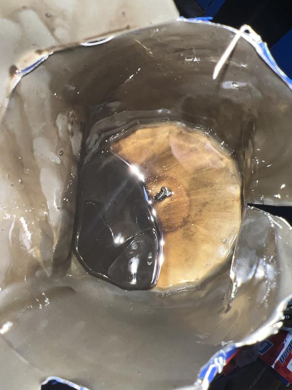 Spring from the oil filter