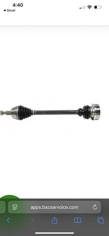 Duralast Gold CV Axle Assembly 7559N | AutoZone