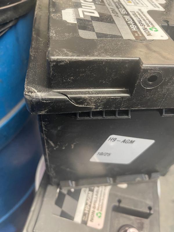 New battery before installation