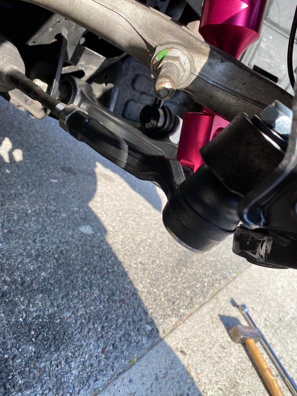 New tie rod ends