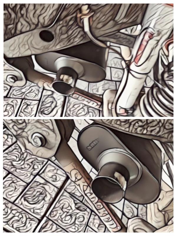 Flowmaster Super 10 Series 842515 2 1/2in Center Inlet X 2 1/2in Center Outlet Muffler