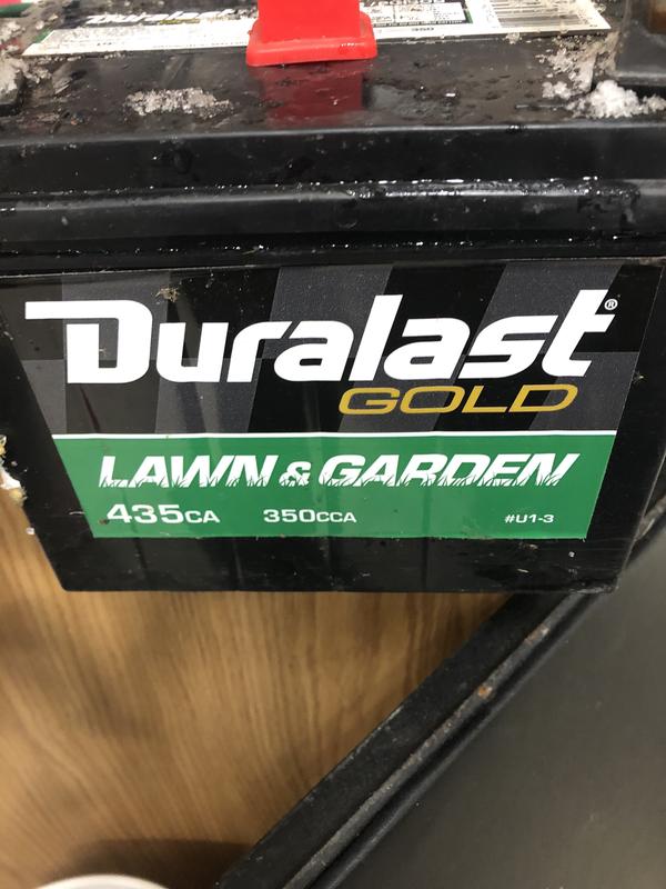 Duralast Gold Lawn & Garden Battery CCA 350A U13 Reviews