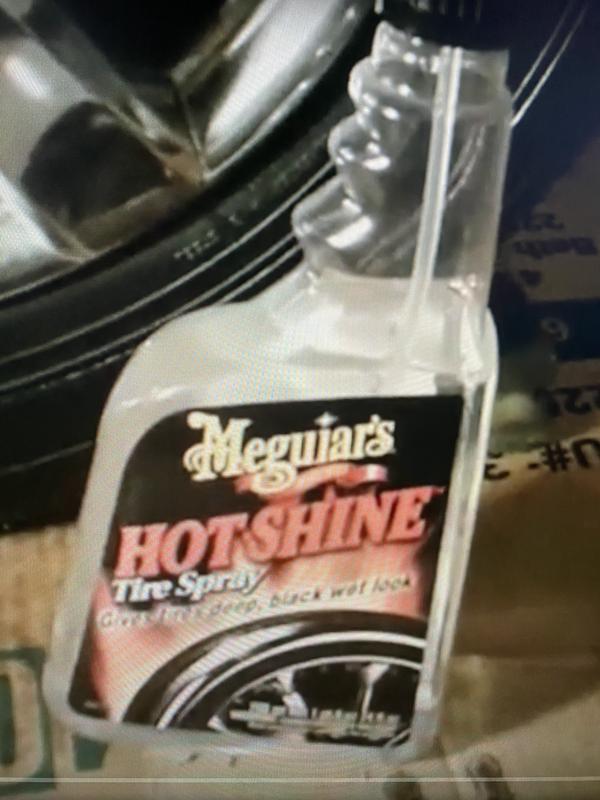 Meguiar's G12024 Hot Shine Tire Spray - 24 Oz Spray Bottle