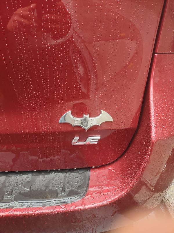 Elektroplate Chrome 3D Batman Emblem