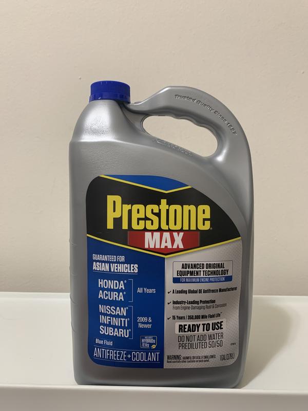 Prestone Max Asian Vehicles Blue Antifreeze and Coolant Ready-To-Use ...