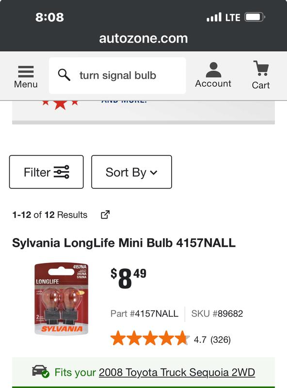 Sylvania LongLife Mini Bulb 7440ALL
