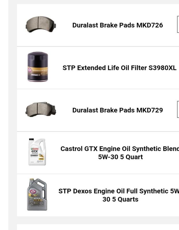 My products and parts.