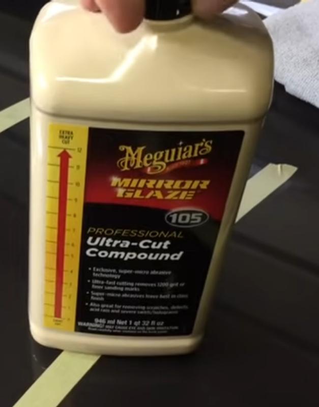 Using a Milwaukee orbital polisher on a 1957 Dodge.