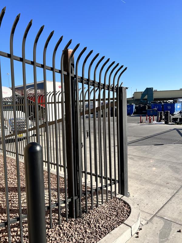 Added a gate where there was just fence