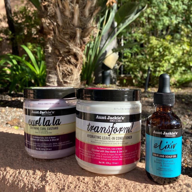 Aunt Jackie's Hair Elixir Oil - Biotin, Rosemary & Mint Scalp