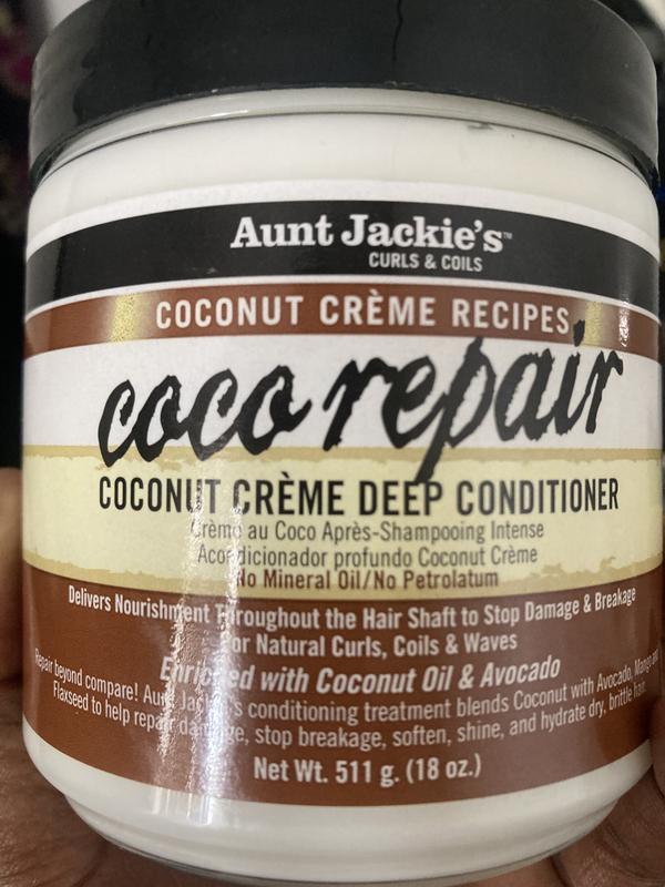 30 Jars BULK Coconut Creme popular Deep Conditioner Damaged Hair Aunt Jackie's 15oz each