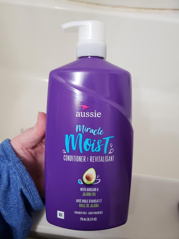 Aussie Miracle Curls Shampoo with Coconut & Jojoba Oil, Foe All Hair Types,  Paraben Free, 26.2 fl oz