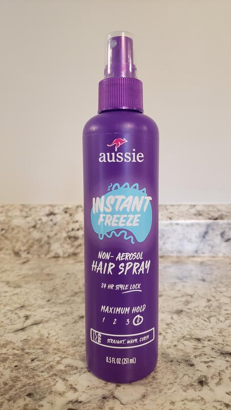 Aussie Instant Freeze Sculpting Gel for Curly Hair, Straight Hair