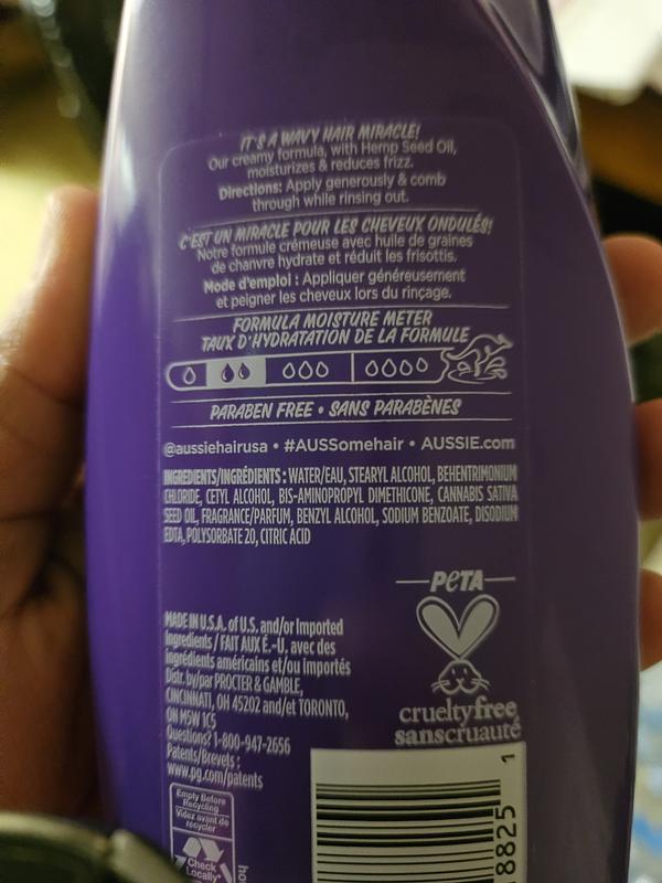 Miracle Waves Anti-Frizz Hemp Conditioner | Aussie