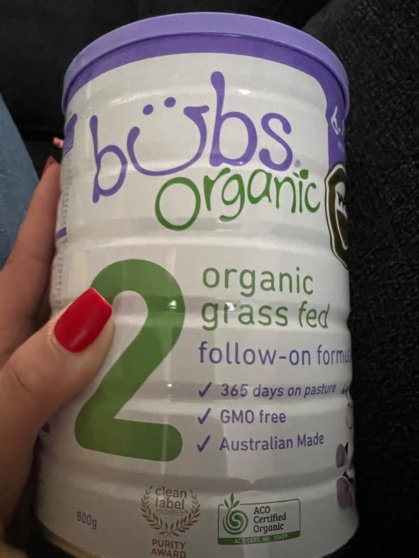 Bubs Organic Grass Fed Infant Formula, Stage 2, 28.2 oz | Meijer