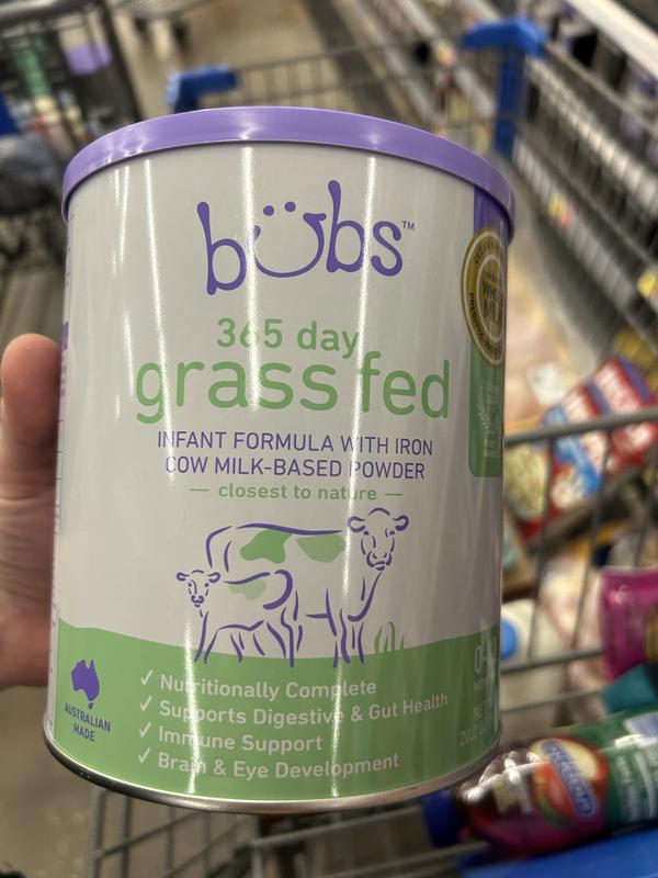 Bubs 365 Day Grass Fed Infant Formula (0-12 Months) – Aussie