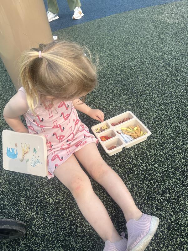Snacks on the playground!