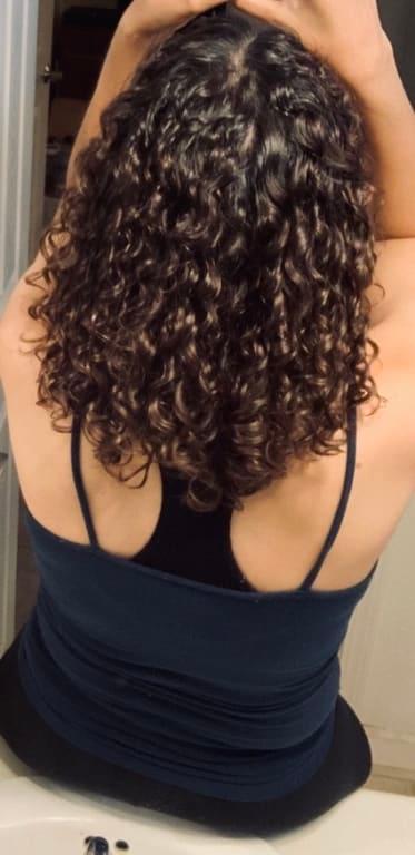 Customer photo for "Great for fine hair"