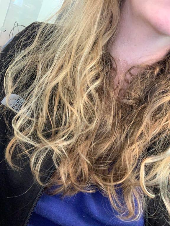 Customer photo for "Great for wavy hair"