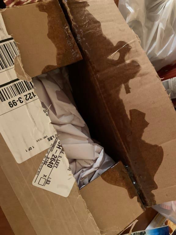 Customer photo for "The product spilled all over the place"