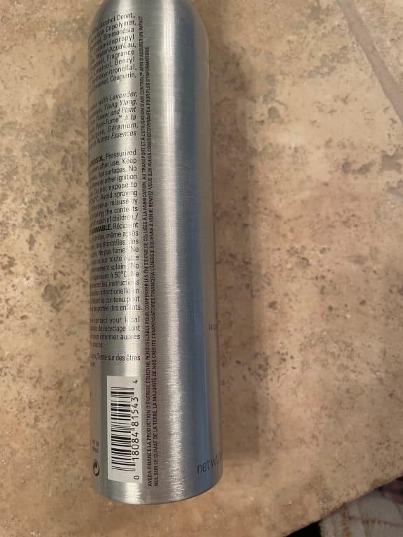 Customer photo for "My favorite hairspray, but the bottle is defective!"
