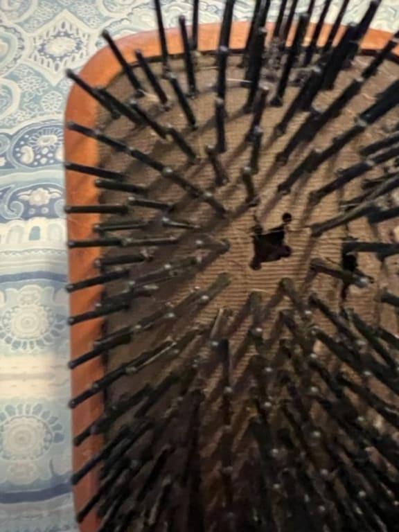 Customer photo for "I would NOT buy this brush"