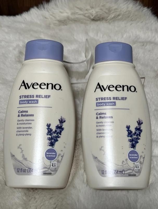 Aveeno Stress Relief Moisturizing Lotion, Lavender, 18oz : Target