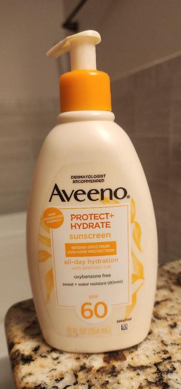 Oxybenzone-Free Body Sunscreen Lotion, SPF 60 | Aveeno®