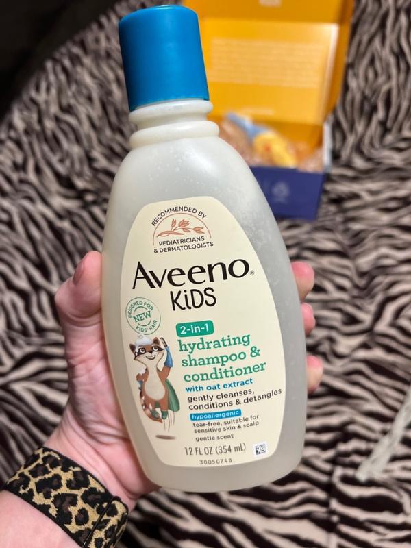 Aveeno Kids 2-in-1 Shampoo & Conditioner, Hypoallergenic, 12 Fl. Oz