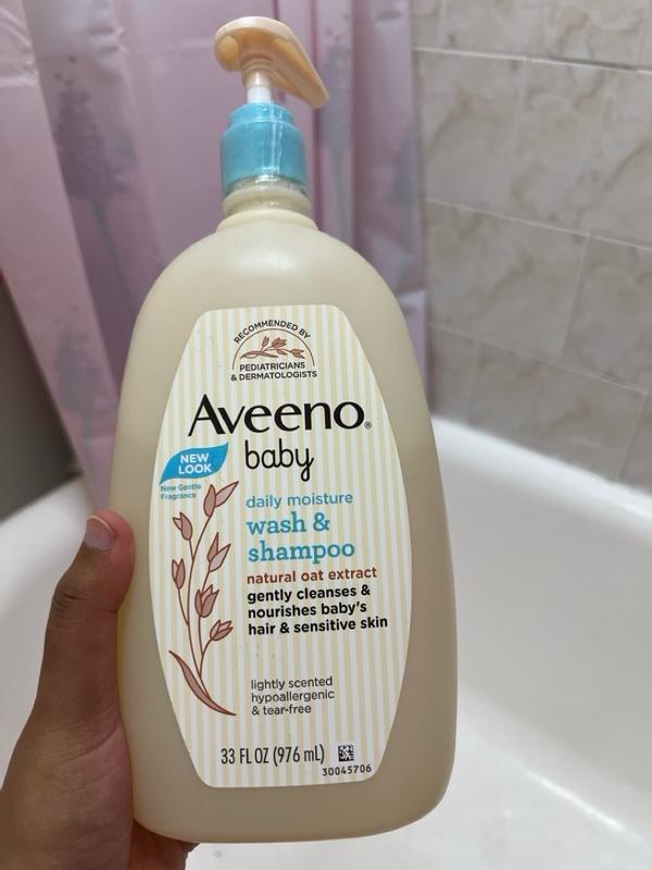 AVEENO BABY DAILY WASH & SHAMPOO, 33 FL. OZ.