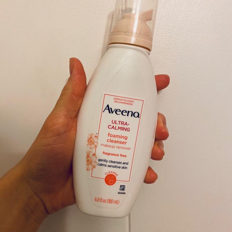 Discontinued Ultra Calming Foaming Facial Cleanser For Sensitive Skin Aveeno