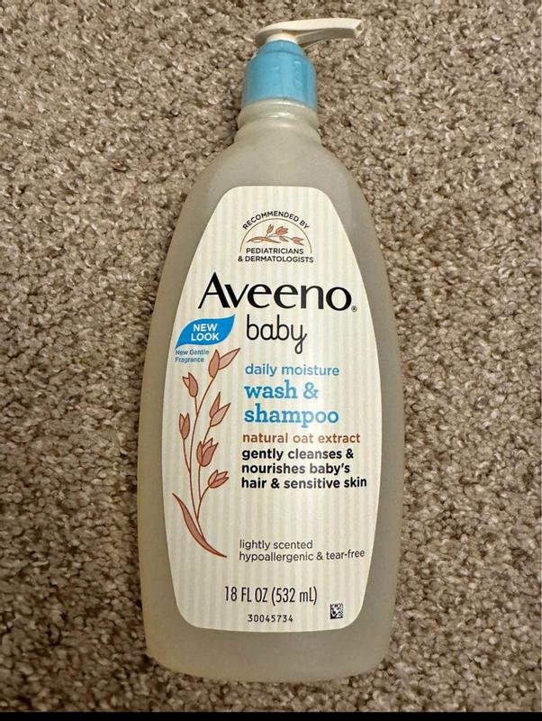 thumbnail image 2 of Aveeno Baby Body Wash & Shampoo - 3 Pack 18oz With Natural Oat Extract 2 of 5