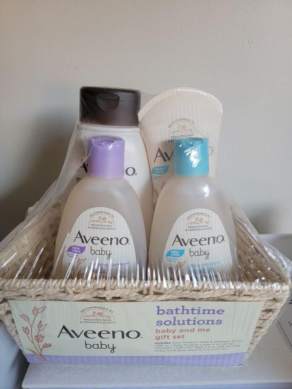 Aveeno Baby Bathtime Solutions Baby & Mommy Gift Set (9 Pack)