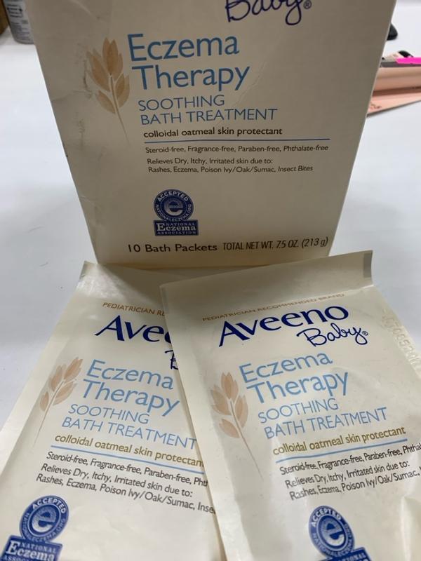 Aveeno baby eczema therapy bath treatment fashion