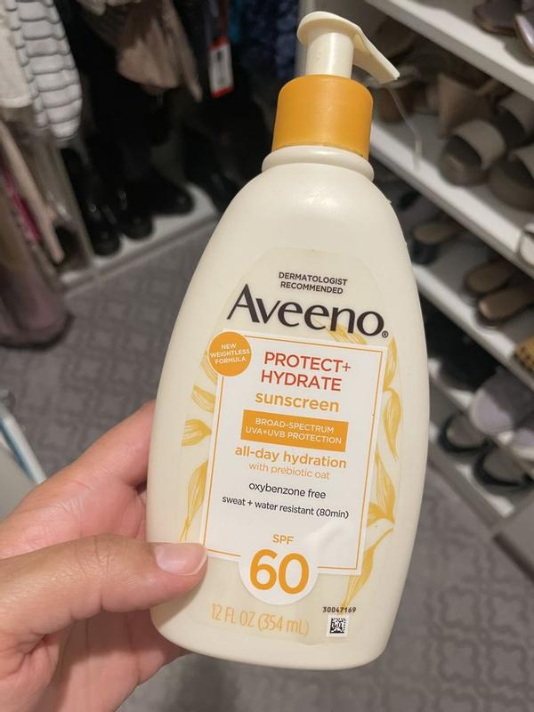 Oxybenzone-Free Body Sunscreen Lotion, SPF 60 | Aveeno®