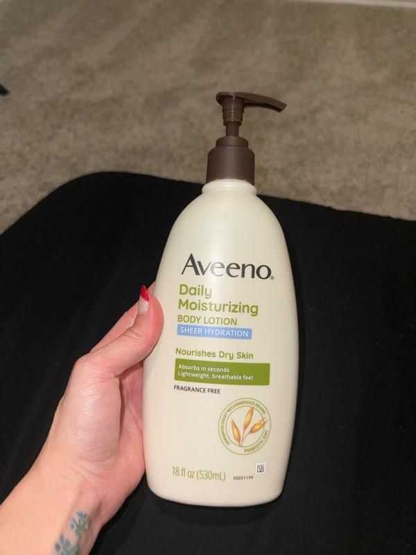 Daily Moisturizing Sheer Hydration Dry Skin Lotion | Aveeno®