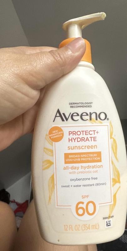 Oxybenzone-Free Body Sunscreen Lotion, SPF 60 | Aveeno®