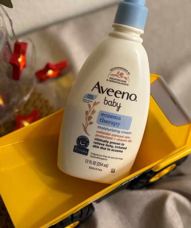 Aveeno Baby Eczema Therapy Moisturizing Cream with Colloidal Oatmeal 12  Ounce
