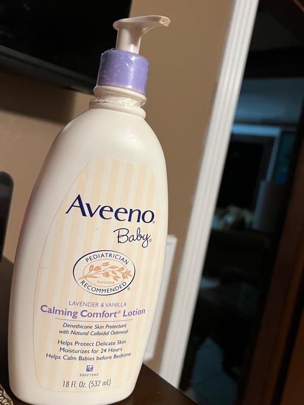 Aveeno Baby Calming Comfort Moisturizing Body Lotion, 18 fl. oz