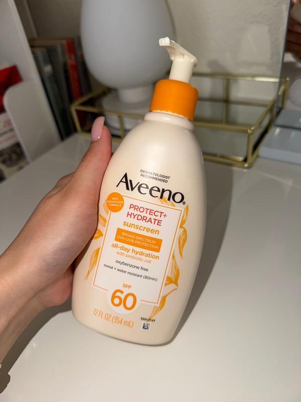 Oxybenzone-Free Body Sunscreen Lotion, SPF 60 | Aveeno®