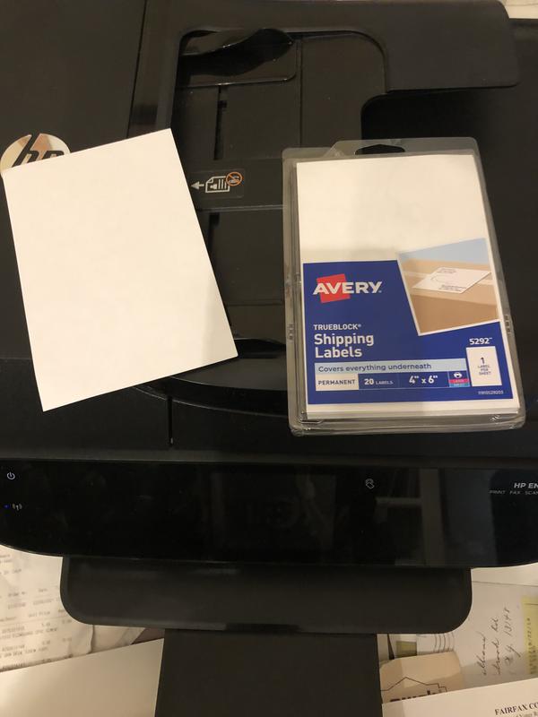  Avery Shipping Address Labels, Laser Printers, 1,000 Labels,  2x4 Labels, Permanent Adhesive, TrueBlock (5163) : Everything Else