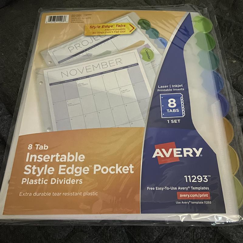 Avery Standard Weight Polypropylene, Clear Sheet Protectors