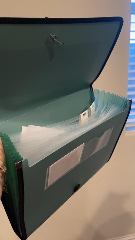 Expanding File Folder, 13-Pocket, Sage 73555 | Avery