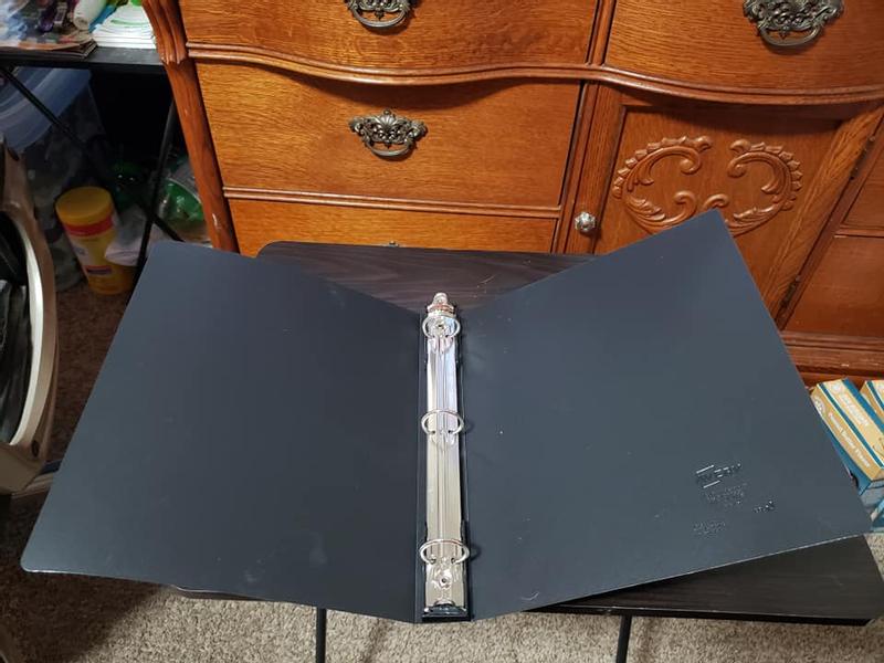 Binders 1 Capacity Avery 14801 Hanging Storage Binder with Gap Free